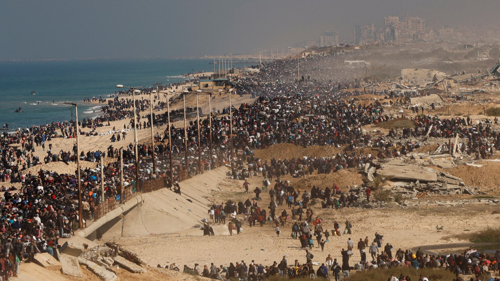  أبو الغيط يؤكد دعم عربي للموقف الأردني المصري برفض تهجير الفلسطينيين